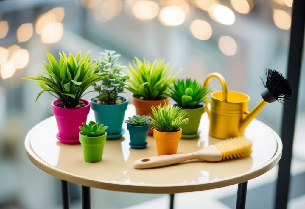 Caring for and Maintaining Mini Artificial Plants