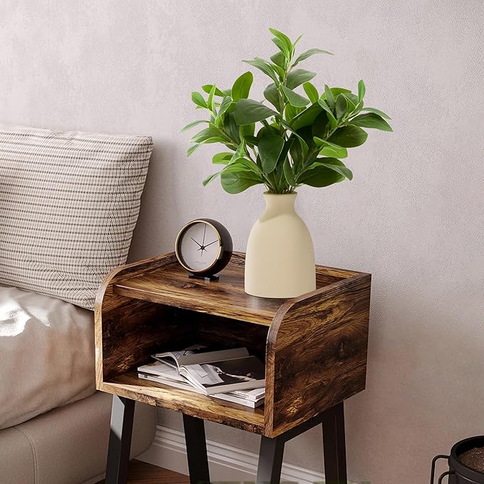 Faux Eucalyptus in Ceramic Vase