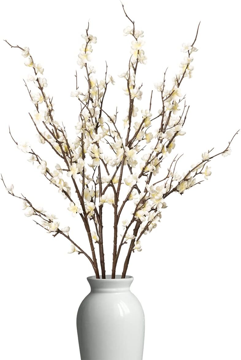 Artificial cherry blossom branches for elegant floral arrangements