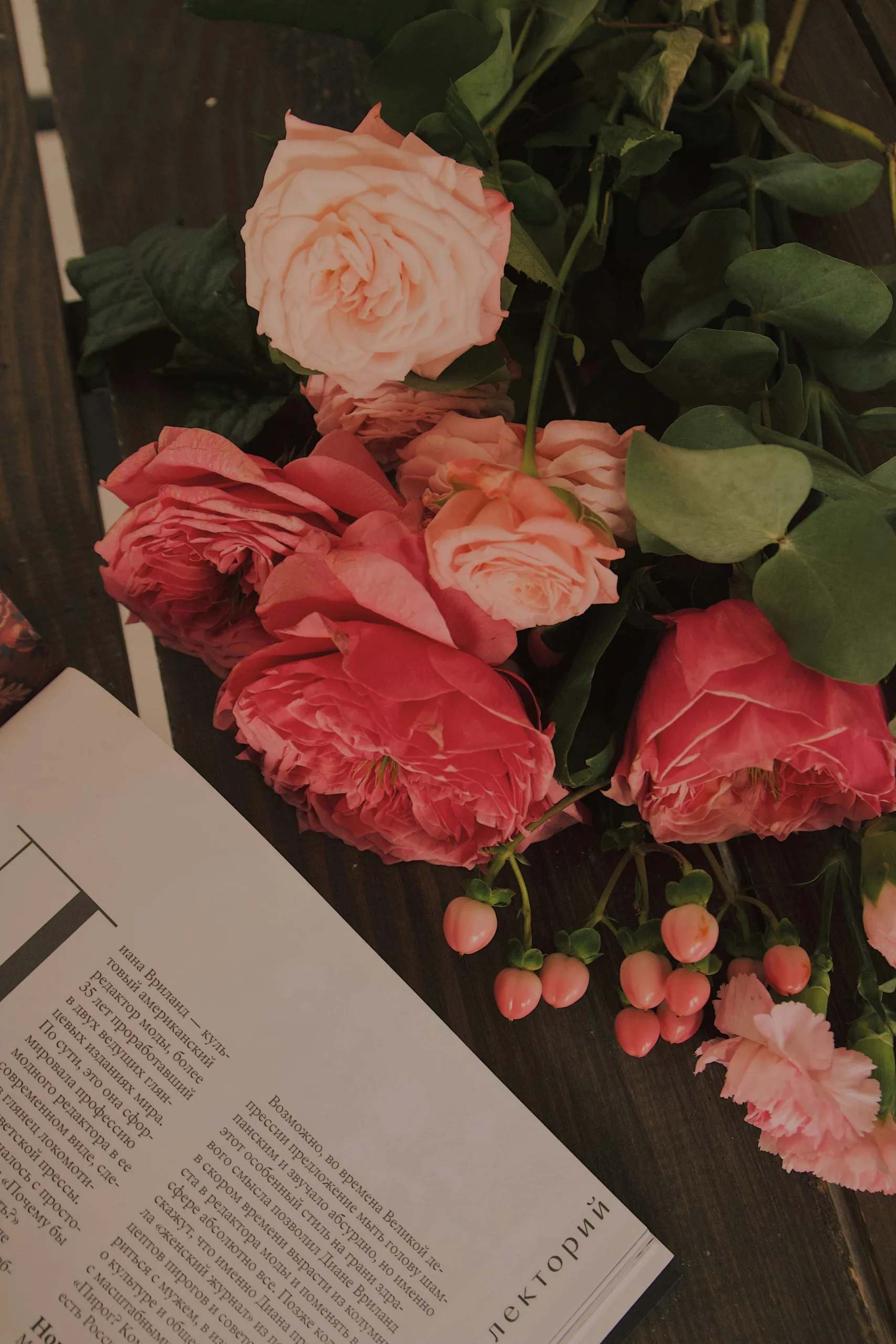 close-up of high quality fake pink flowers with natural veining and layered petals